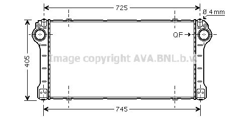 AVA QUALITY COOLING Starpdzesētājs TO4565